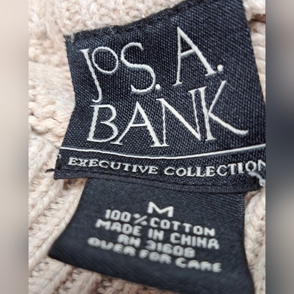 Jos. A. Banks Shawl Collared Pullover Sweater    Size M - Picture 4 of 8